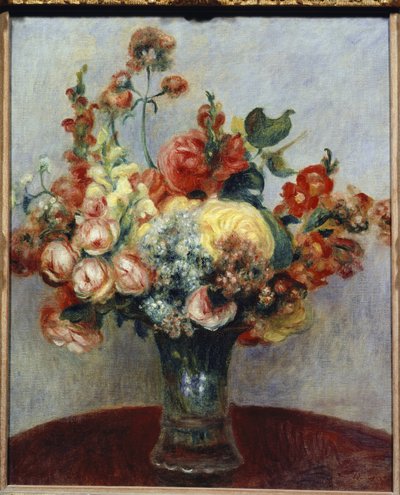 Flowers in a Vase by Pierre Auguste Renoir