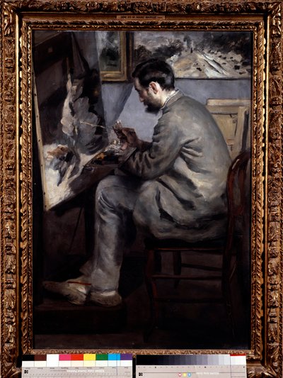 Portrait of Frederic Bazille by Pierre Auguste Renoir