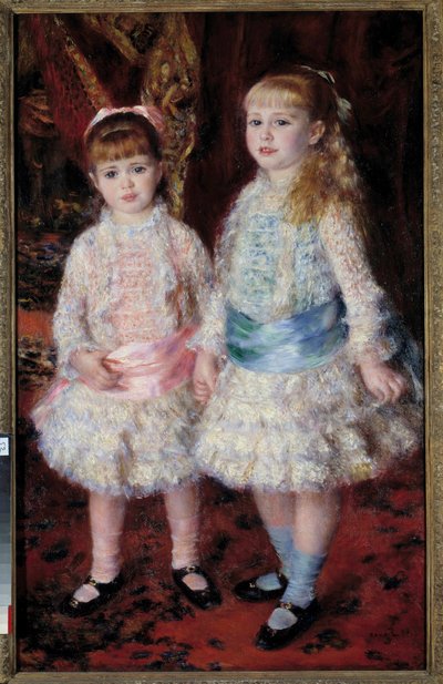 Full Portrait of the Cahen Dem by Pierre Auguste Renoir