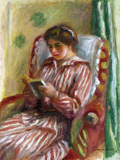 Gabrielle Reading by Pierre Auguste Renoir