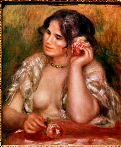 Gabrielle with the Rose by Pierre Auguste Renoir