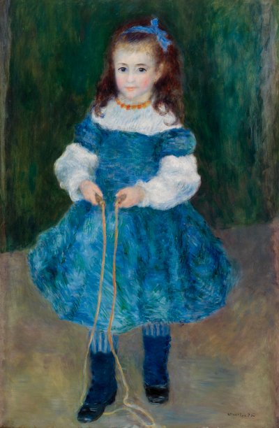 Girl with a Jump Rope by Pierre Auguste Renoir