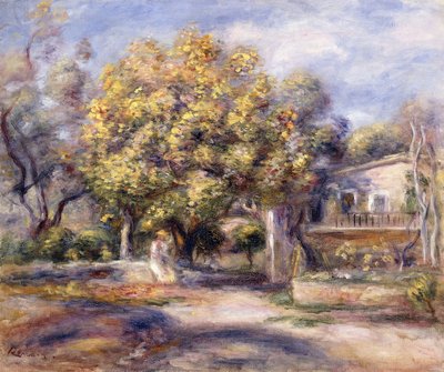 House at Cagnes by Pierre Auguste Renoir