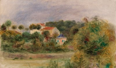 Houses in a Park by Pierre Auguste Renoir