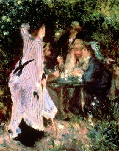 In the Garden, or Under the Trees of the Moulin de la Galette by Pierre Auguste Renoir