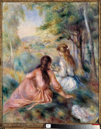 In the Meadow by Pierre Auguste Renoir