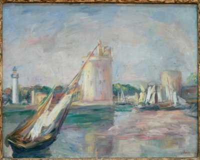 The Entrance to the Port of La Rochelle by Pierre Auguste Renoir