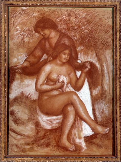 La Coiffure ou la Toilette de la Batheuse by Pierre Auguste Renoir