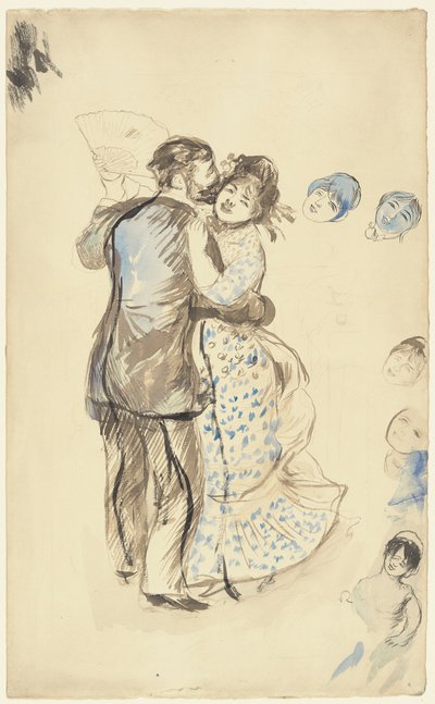 The Dance in the Country by Pierre Auguste Renoir