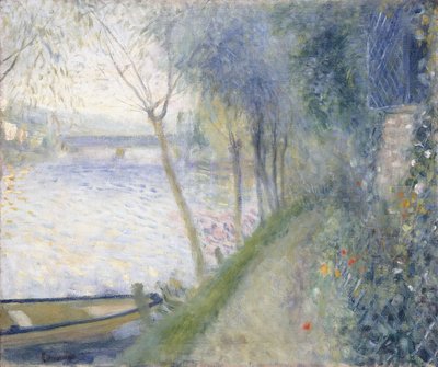 Landscape at the Edge of the Seine with the Pont d