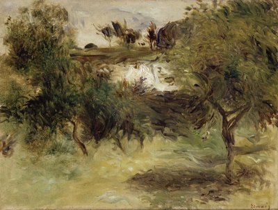 Landscape with Trees by Pierre Auguste Renoir