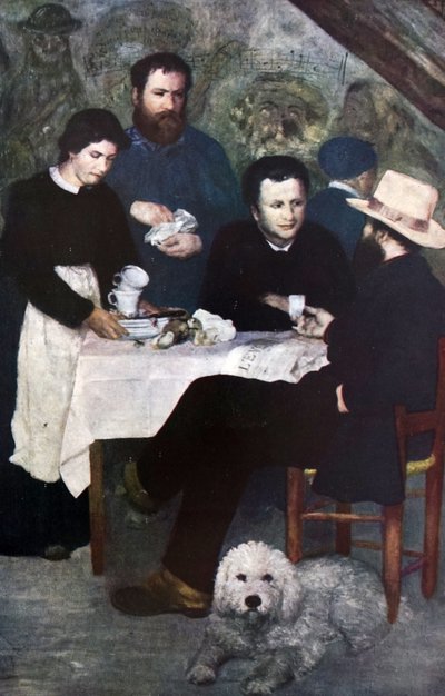 The Cabaret of Mother Antony Bourron-Marlotte by Pierre Auguste Renoir