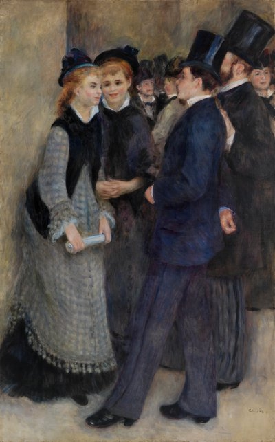 Leaving the Conservatory by Pierre Auguste Renoir