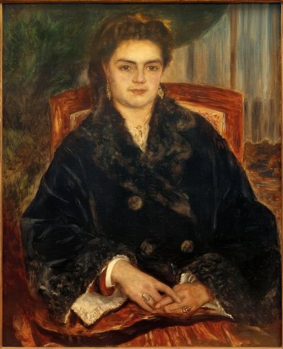 Madame Edouard Bernier by Pierre Auguste Renoir
