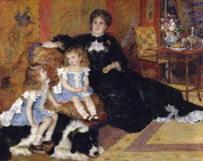 Madame Georges Charpentier Marguerite-Louise Lemonnier by Pierre Auguste Renoir
