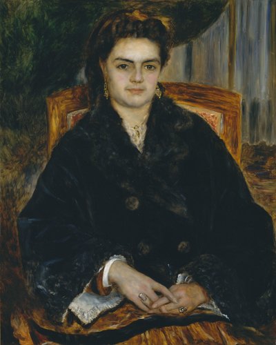 Madame Édouard Bernier Marie-Octavie-Stéphanie Laurens by Pierre Auguste Renoir