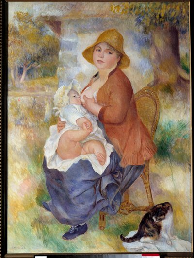 Maternity (also says the child within the breast) by Pierre Auguste Renoir
