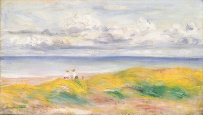 On the Cliffs, 1880 by Pierre Auguste Renoir