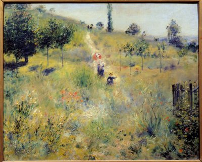 Path rising in the high herbs Painting by Pierre Auguste Renoir (1841-1919) 1875 Paris, Musee d