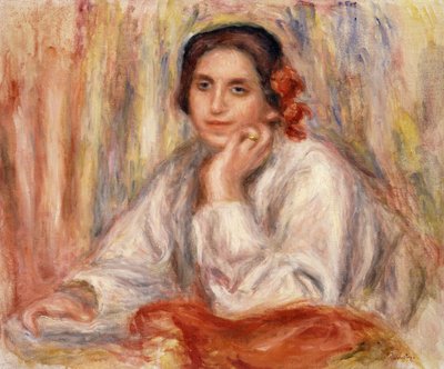 Portrait of Vera Sergine Renoir by Pierre Auguste Renoir