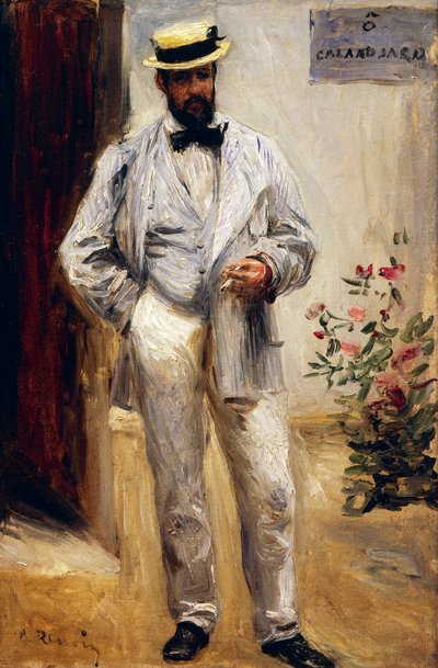 Portrait of Charles Le Coeur by Pierre Auguste Renoir