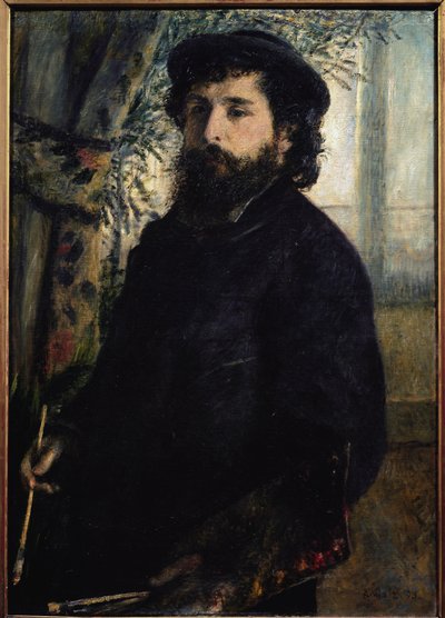 Portrait of Claude Monet by Pierre Auguste Renoir