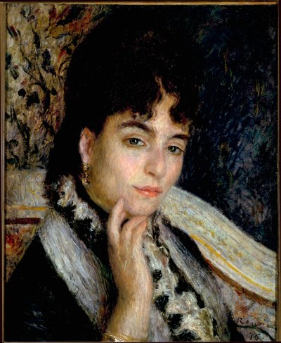 Portrait of Madame Alphonse Daudet by Pierre Auguste Renoir