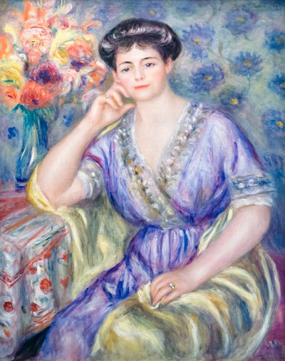 Portrait of Madame Joseph Durand Ruel by Pierre Auguste Renoir