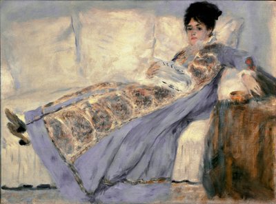 Portrait of Madame Monet (Camille Madame Monet Who Reads the Newspaper 