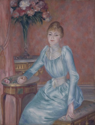 Portrait of Madame de Bonnières Henriette Arnaud-Gentil, Countess de Bonnières by Pierre Auguste Renoir