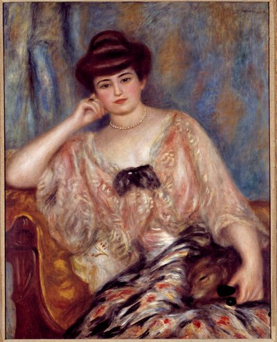 Portrait of Misia Sert (1872-1950) née Godebska by Pierre Auguste Renoir