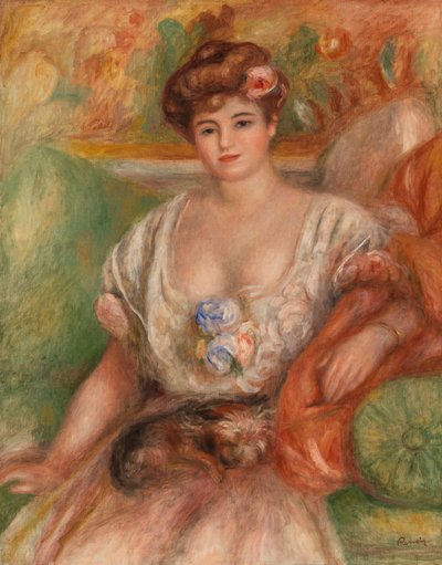 Portrait of Misia Sert by Pierre Auguste Renoir