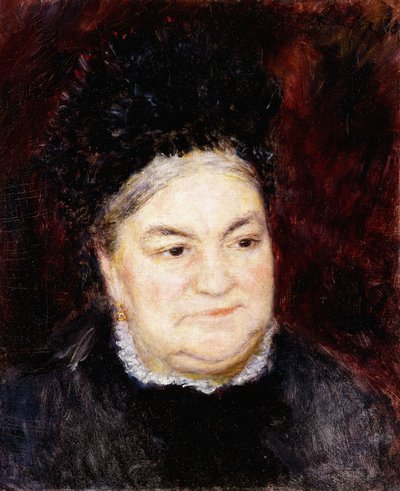 Portrait of Old Woman by Pierre Auguste Renoir