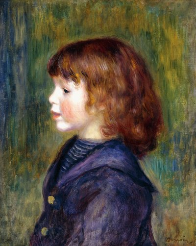 Portrait of Pierre Renoir in a Sailor Suit, 1890 by Pierre Auguste Renoir