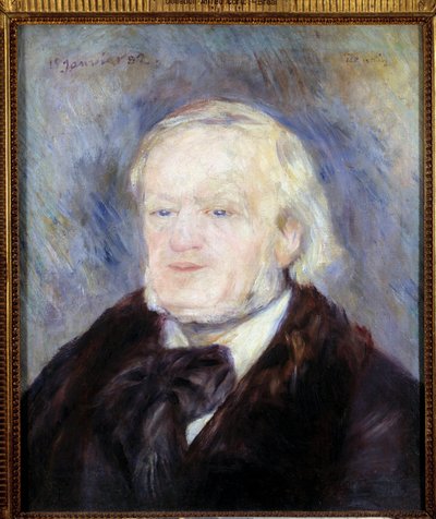 Portrait of Richard Wagner by Pierre Auguste Renoir