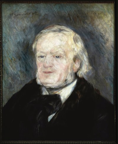 Portrait of Richard Wagner by Pierre Auguste Renoir
