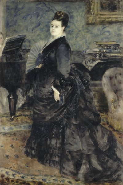 Portrait of a Woman, Called Mme Georges Hartmann by Pierre Auguste Renoir
