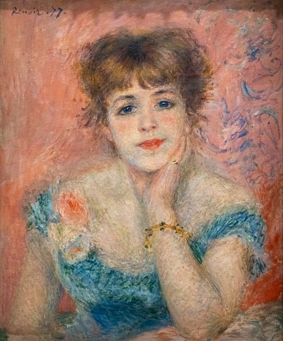 Portrait of the Actress Jeanne Samary by Pierre Auguste Renoir