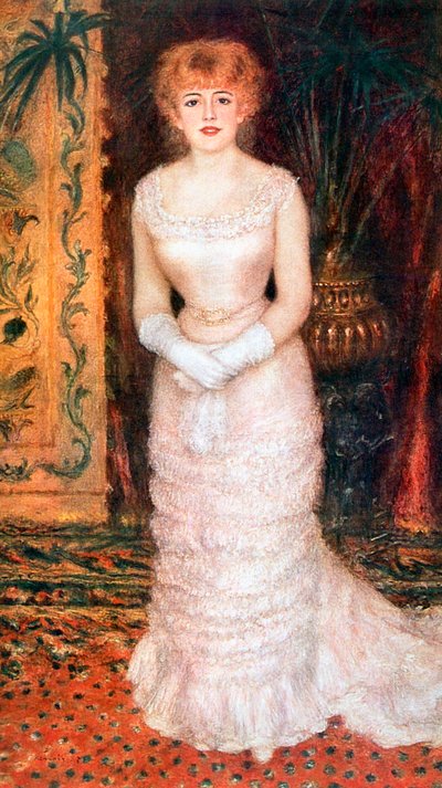 Portrait of the Actress Jeanne Samary by Pierre Auguste Renoir