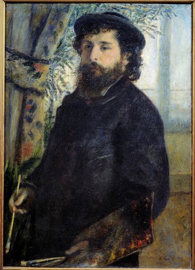 Portrait of the painter Claude Monet. Painting by Pierre Auguste Renoir by Pierre Auguste Renoir