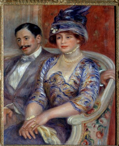 Portraits of Mr. and Mrs. Bernheim de Villers by Pierre Auguste Renoir