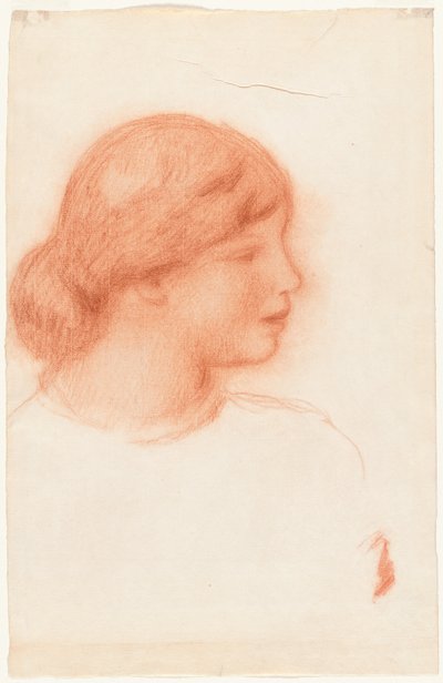 Profile of a Young Woman by Pierre Auguste Renoir