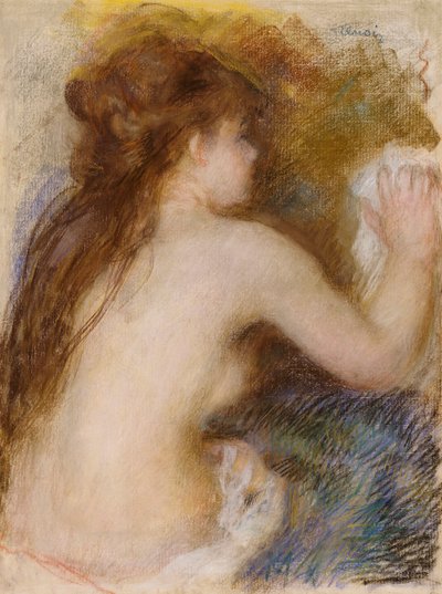 Rear View of a Nude Woman, c.1879 by Pierre Auguste Renoir