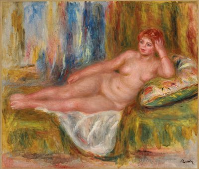 Reclining Female Nude by Pierre Auguste Renoir