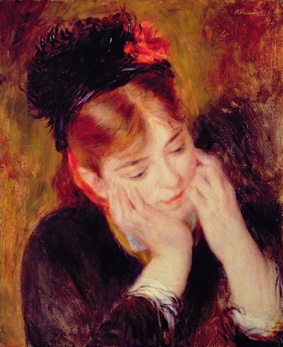 Reflection by Pierre Auguste Renoir
