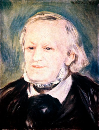 Richard Wagner, German composer, conductor, and essayist by Pierre Auguste Renoir
