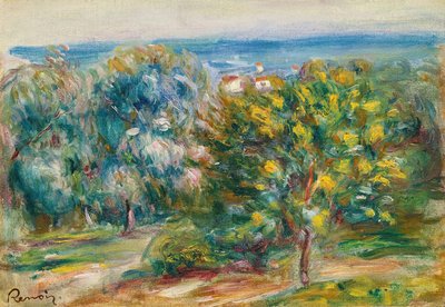 Sketch of a Landscape in the Midi by Pierre Auguste Renoir