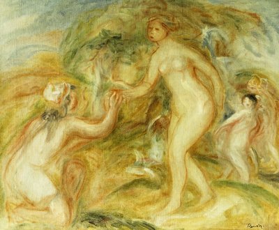 Sketch of the Judgement of Paris by Pierre Auguste Renoir