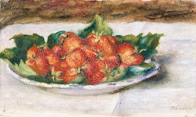 Still Life with Strawberries by Pierre Auguste Renoir