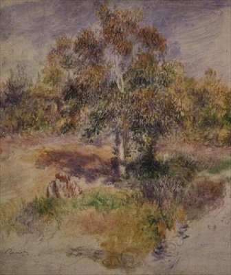 Study of a Tree by Pierre Auguste Renoir